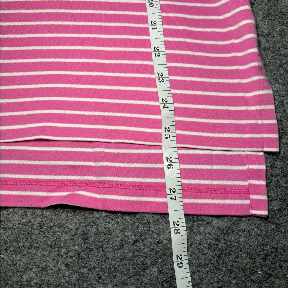 Ralph Lauren Men’s Pink and‎ White Polo Shirt size Medium